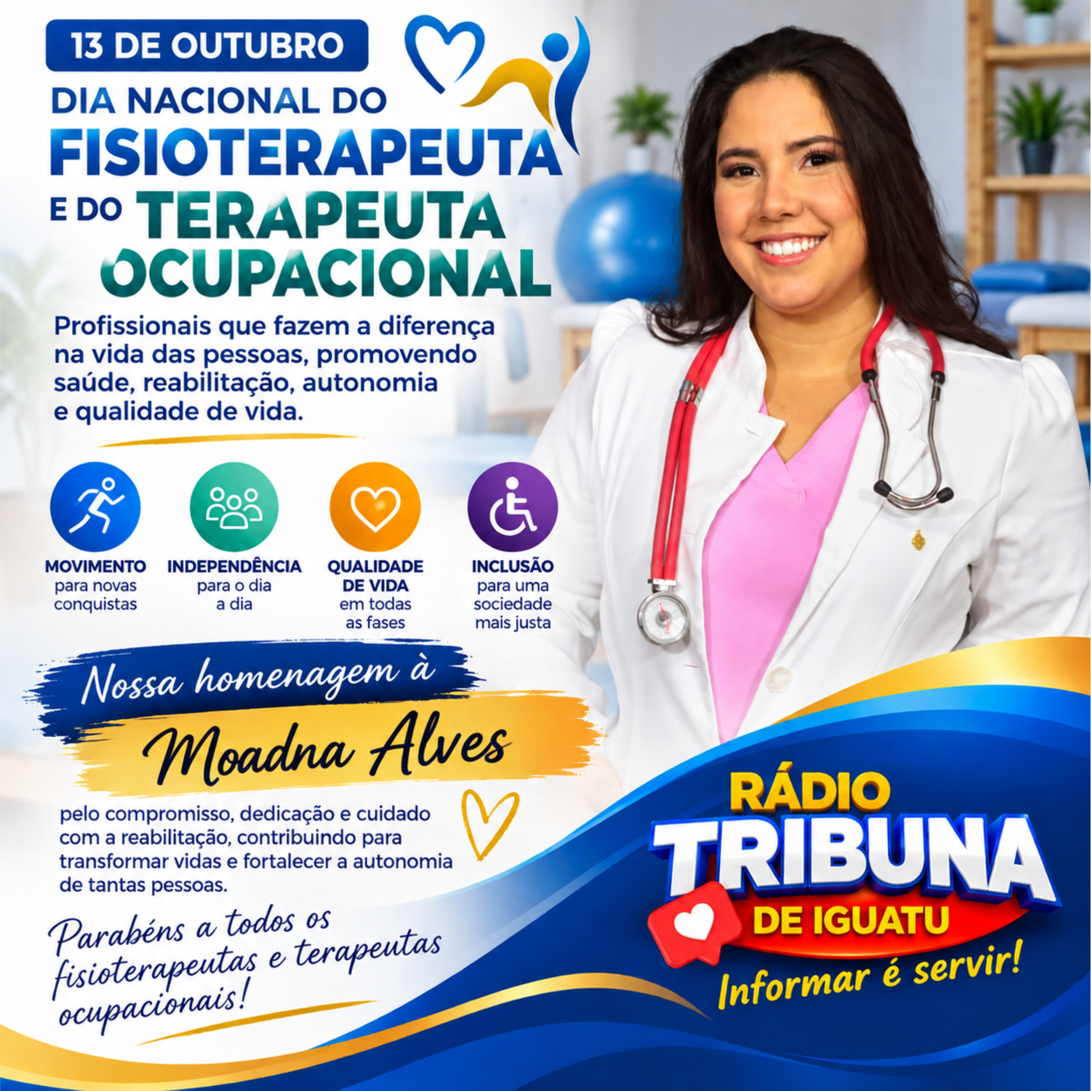 FISIOTERAPIA E TERAPIA OCUPACIONAL: PROFISSIONAIS QUE AJUDAM A TRANSFORMAR VIDAS E RECUPERAR A AUTONOMIA